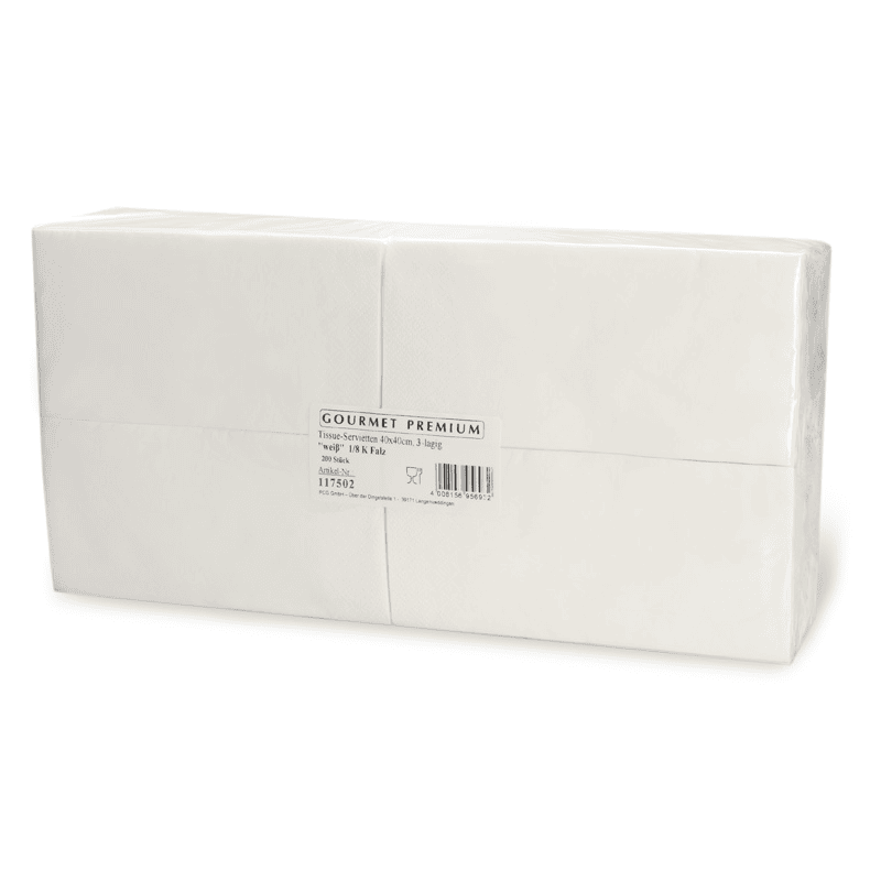 70302 5400 Servietten Spenderservietten weiß 2-lagig 19x16,5 cm 