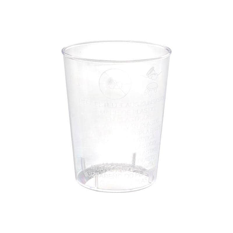 NEU Einweg-Schnapsgläser / Shot-Becher, glasklar, 2 cl, 40 Stück