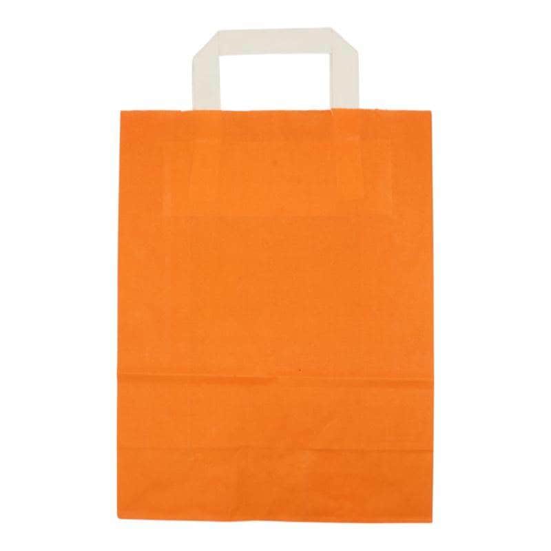 Papierper weiß 18+8x22cm - Papiertragetaschen neutral - Tragetaschen - Produkte - DEKORA