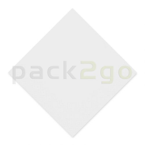 Tissue-servetten GOURMET, 24x24 1/4 Falz vouw, 3-laags, kopvouw, celstofservetten - wit