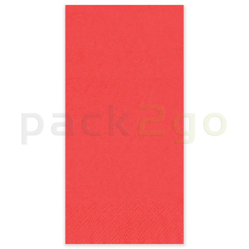 Tissue-servetten GOURMET, 33x33 1/8 vouw, 3-laags - celstofservetten - rood