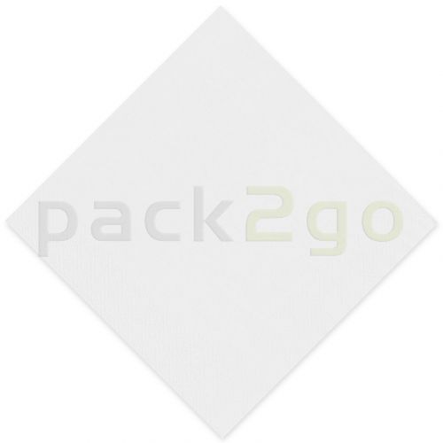 Tissue-servetten GOURMET, 40x40 1/4 vouw, 3-laags - celstofservetten - wit
