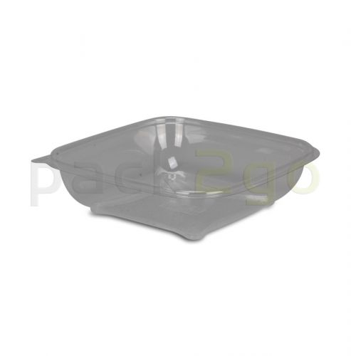 -RESTPOSTEN- Salatschale eckig PET, transparent - 750ml