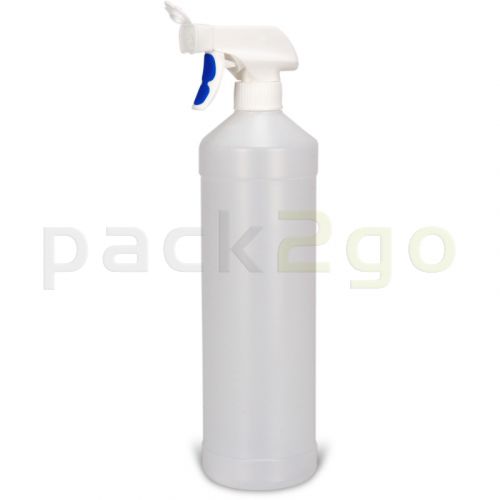 Profi-Sprühflasche 1 Liter für Glasreiniger u. chemische Reiniger zum Sprühen