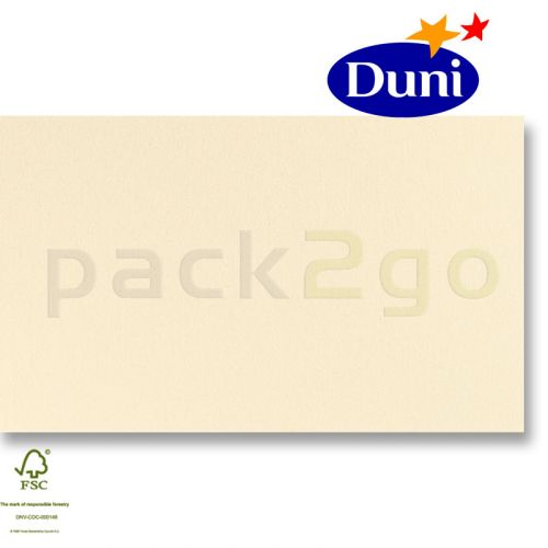 Dunilin-Mitteldecken 84x84cm - Champagne (Airlaid-Tischdecke, textiler Charakter) # 322423
