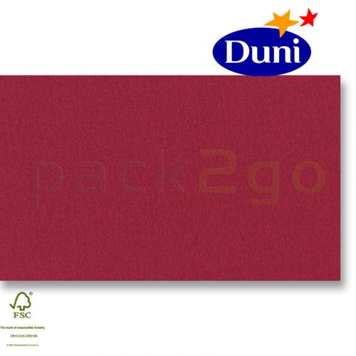 Duni Evolin-Mitteldecken 84x84cm - Bordeaux (Airlaid-Tischdecke, textiler Charakter) # 185172