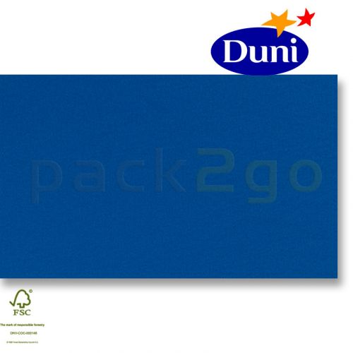 Dunicel-Mitteldecken 84x84cm - Dunkelblau (Airlaid-Tischdecke, textiler Charakter) # 322959
