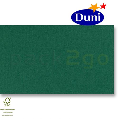 Dunilin-tête-à-têtes 84x84cm - jager groen (airlaid tafelkleed, textiel karakter) # 322508