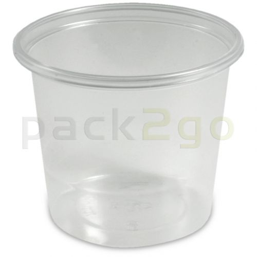 Dressingbecher, Verpackungsbecher PP, klar, rund Ø70mm  - 125ml