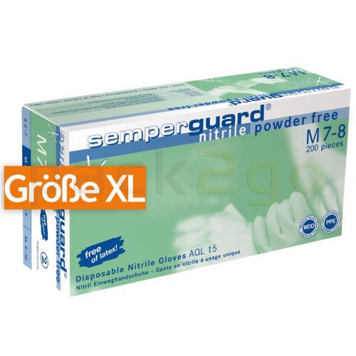 Nitril handschoenen poedervrij wit - onderzoekshandschoenen SOFTSTRETCH - XL (9-10)