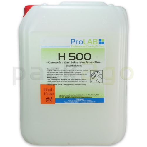 H-500 Cremeseife - 10L Kanister - mild, desinfizierend (HACCP)