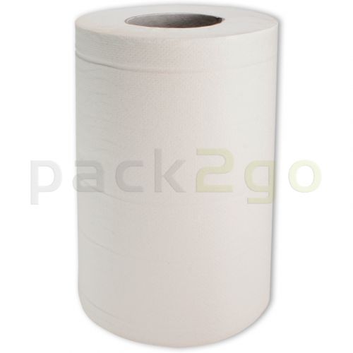 Handtuchrollen, Papier 2-lg midi 20cm, 160m, hochweiß (Mehrzweck-Wischtuch z.B. für Tork Innenabrollung M2-System) 