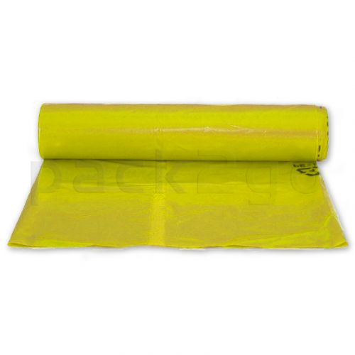 Vuilniszakken LDPE 120l - 700x1100mm - sterk T65 - geel