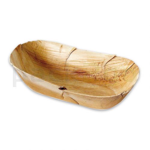 Bakje palmblad (composteerbaar palmblad servies) - 22x10x6cm ovaal (desserts)