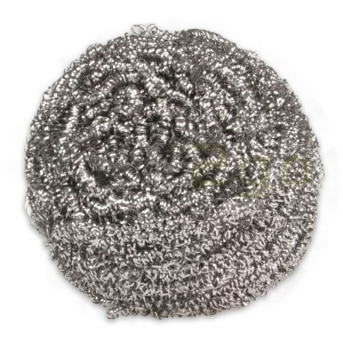 Spiral-Topfreiniger, Edelstahl - Topfkratzer Metall, groß 60g