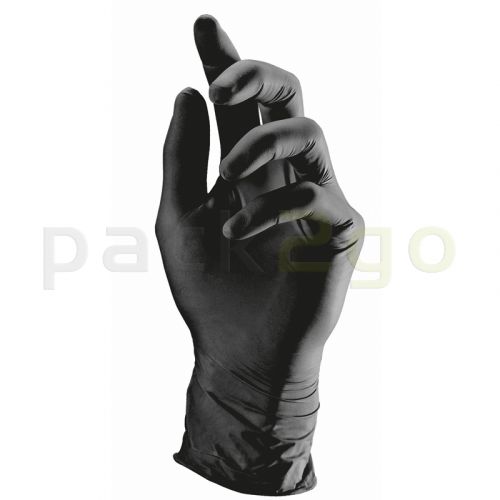 Nitrilhandschuhe puderfrei schwarz - SOFTSTRETCH - XL (9-10)