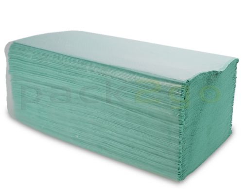 1.000 Blatt Papierhandtücher Handtuchpapier grün 25x23cm ZZ-Falz Papierhandtuch 