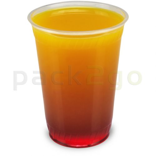 Clear cups (smoothie bekers) PET 9oz, 0,2 l (hoge, smalle vorm)