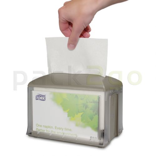 Dispenser servetten GOURMET Interfold Premium 2-laags hoogwit