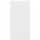 Tissue-servetten GOURMET  40x40 1/8 vouw, 2-laags, kopvouw, celstofservetten - wit