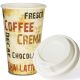 VOORDEELSET - Coffee To Go koffiebekers "Barista" - 16oz, 400ml, kartonnen bekers met witte deksel