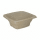 Schalen van bagasse, rechthoekig (composteerbaar), "Be Pulp" - 18x18cm, 1000ml