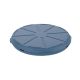 Mehrweg Pizzabox "ToGo" + Deckel, rund aus PP, blau - Ø35,8x4,9cm