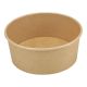 Saladekommen van bruin kraftpapier, PE-gecoat 750 ml, Ø148 mm, rond
