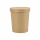 Soup To Go Becher mit Deckel, 32oz/900ml, für Suppenbars - braun