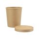 Soup To Go Becher mit Deckel, 32oz/900ml, für Suppenbars - braun
