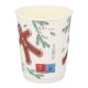 Dubbelwandige mok "Kerstmis", Coffee To Go - 12oz/300ml, Ø85mm