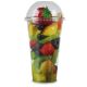 Clear Cups (smoothie-bekers) - 20oz, 0,5 l plastic bekers PET