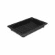 Sushi To Go-Tray inklusive Deckel, 165x115x20mm, Sushi-Box - schwarz