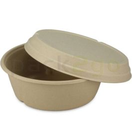 200 Stück Bagasse-Schalen 340 Ml – Kompostierbare Einwegschalen Aus Zuckerrohr, Mikrowellengeeignet
