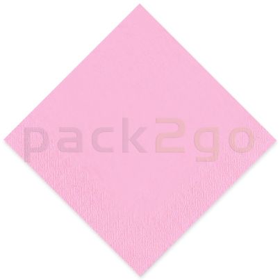 Tissue-Servietten GOURMET, 33x33 1/4 Falz, 3-lagig - rosa - Zellstoffservietten farbige