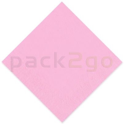 Tissue-Servietten GOURMET, 40x40 1/4 Falz, 3-lagig - rosa - Zellstoffservietten farbige