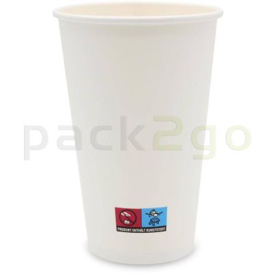 Kaffeebecher weiß 400ml