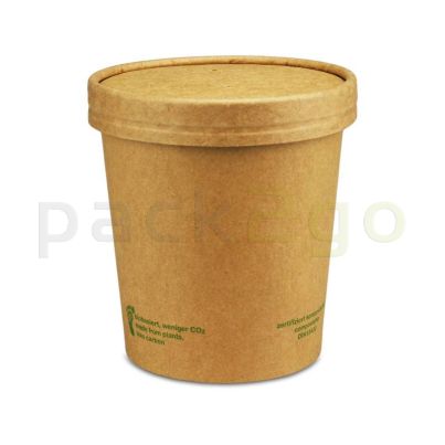 Kompostierbarer Soup To Go-Container 