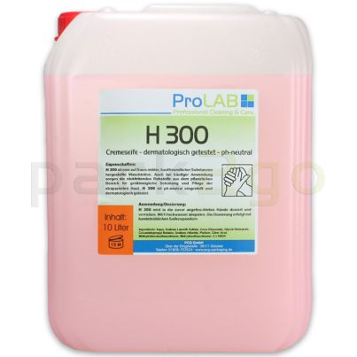 H-300 Cremeseife, flüssige Handwaschseife, mild, 10L Kanister