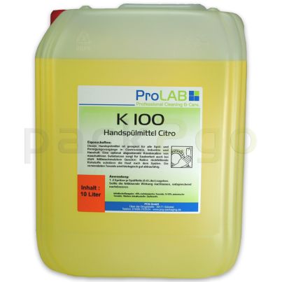 K-100 Handspülmittel Profi mit Citruskraft (ProLAB), 10L Kanister