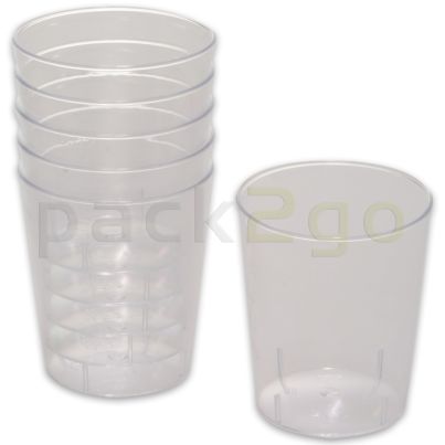 Einweg-Schnapsglas, 2cl, Plastikbecher glasklar für Shots & Party-Drinks