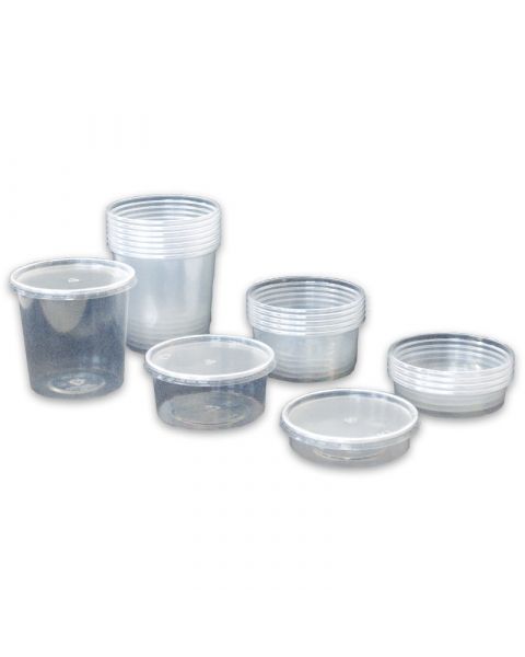 Produktbild von 250 Ml Feinkostbecher Mit Deckel – 250 Stück, Transparent, Aus PP – Luftdicht, Vielseitig Für Salate, Dips, Desserts & Take-Away