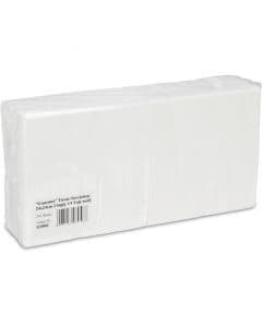 Tissue-Servietten GOURMET, 24x24 1/4 Falz, 2-lagig - weiß - Zellstoffservietten