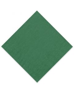 Tissue-servetten GOURMET, 40x40 1/4 vouw, 3-laags - celstofservetten - donkergroen