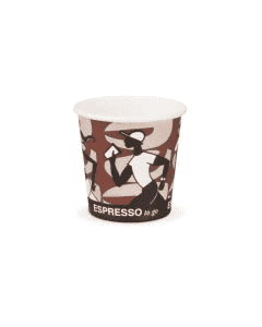Espressobecher, FSC-Zertifiziert, Coffee to go Becher, Kaffeebecher Pappe "Coffee Grabbers" - 4oz/100ml