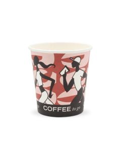 koffiebekers, karton, coffee-to-go-beker "Coffee Grabbers" - 6oz, 150 ml