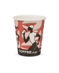 Einweg Kaffeetassen Papier Korb Kraft cup für heiße und kalte Getränke Automaten Becher