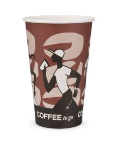 Trinkbecher Kaffeebecher Coffee to go Becher Bio Karton Doppelwandbecher 2Größen 