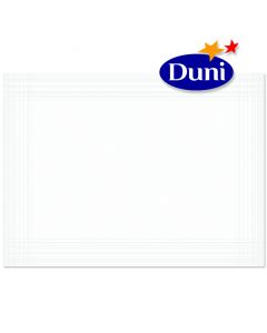 Duni Tischsets 30x40cm - "Maitre" Weiß (Dunicel) # 148993