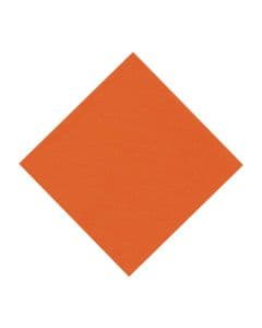 Tissue-Servietten, 24x24 1/4, 3-lagig - orange - Cocktailservietten farbige